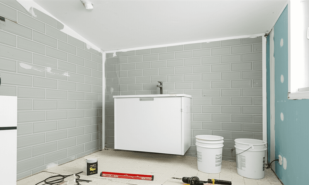 Referenzprojekt: Komplettsanierung in München – Badezimmer-Renovierung
